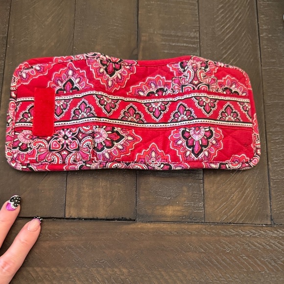 Vera Bradley Red and Pink Wallet - Picture 6 of 8